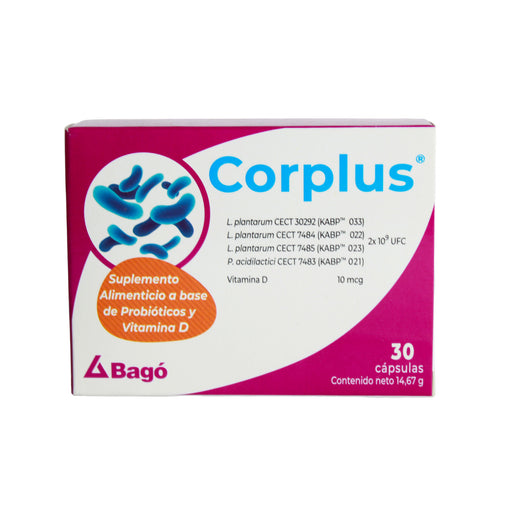  Probióticos y Vitamina D Corplus.